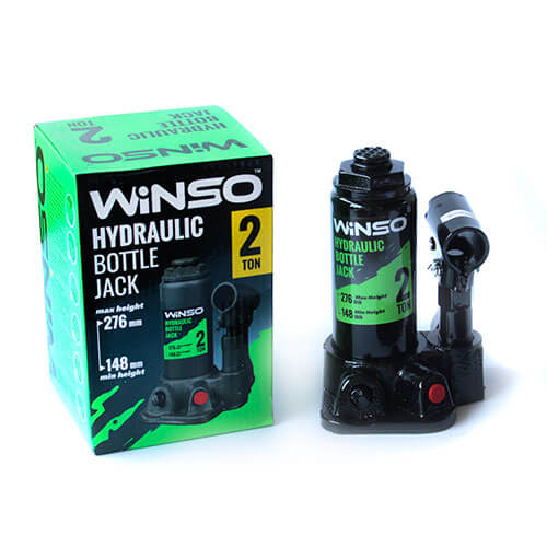 Домкрат гідравлічний телескопічний Winso 2т 148-276мм карт. упак. 170200
