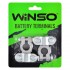 Клеми акумулятора свинцеві прямі Winso 310г 2шт блістер 146600