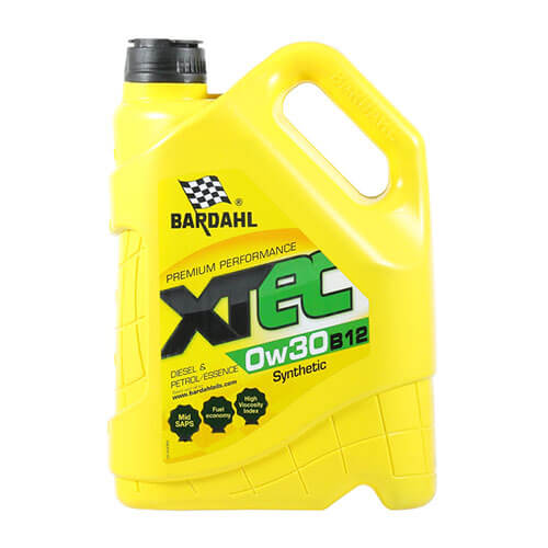 Моторна олива BARDAHL XTEC 0W30 B12 5л. C2 BMW Longlife-12 FE 36843