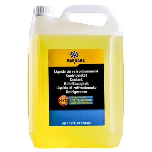 Концентрат антифризу G12+ BARDAHL ENGINE ANTIFREEZE ANTIGEL UNIVERSAL жовтий 5л. 7113