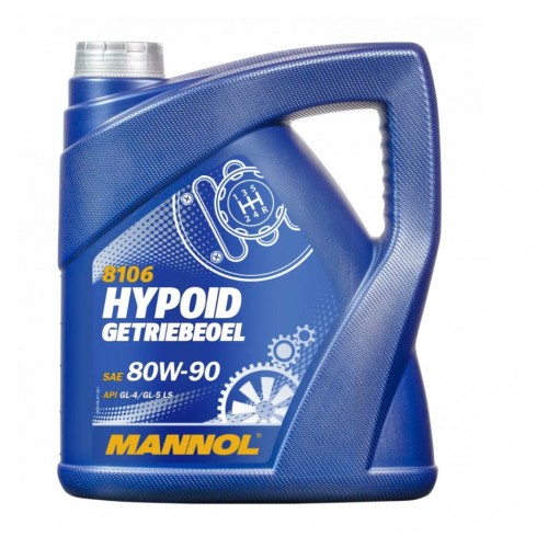 Трансмісійна олива Mannol Hypoid Getriebeoil 80w90 4л GL-4/GL-5