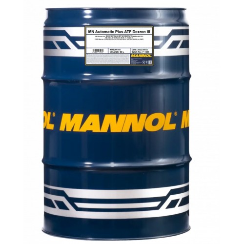 Трансмісійна олива Mannol ATF Dexron lll 60л MN8206-60