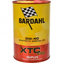Моторна олива BARDAHL (metal) XTC C60 0W40 AUTO 1л. SL/CF A3/B4 MB 229.5 VW 502.00/505.00 RN0700-RN0710 300039 (300040)