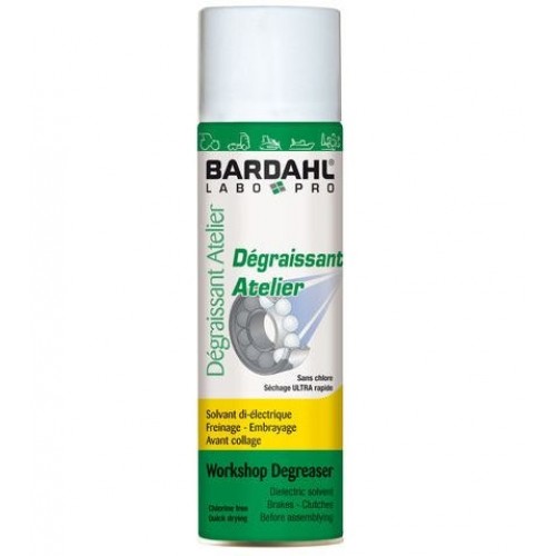Засіб для очищення та знежирення деталей аерозоль WORKSHOP DEGREASER BARDAHL 0,5л. 1402