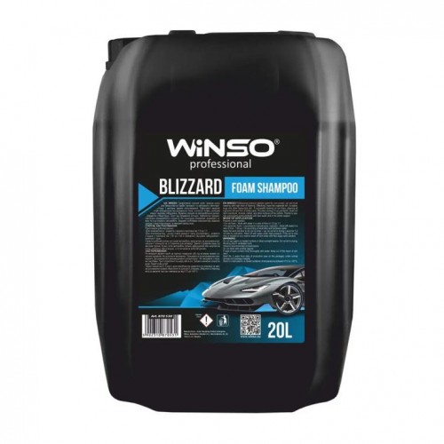 Автошампунь концентрат для ручного миття Winso Blizzard Foam Shampoo (1:12-1:10) 20л 880670