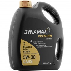 Моторна олива DYNAMAX PREMIUM ULTRA C2 5W30 4л API SN/CF;ACEA A1/B1/A5/B5/C2 PSA B71 2290;Renault 0700