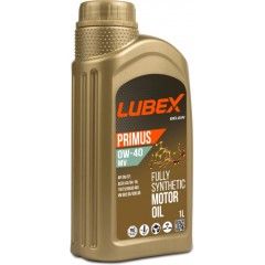 Моторна олива LUBEX PRIMUS MV 0W40 1л API SN/CF; ACEA A3/B4 MB 229.3; RN 0700; VW 502.00/505.00