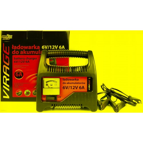 Зарядний пристрій для АКБ Virage 6V/12V 4A 93-039