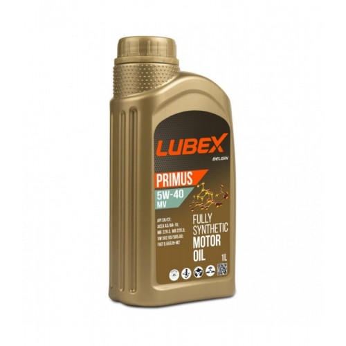 Моторна олива LUBEX PRIMUS MV 5w40 1л API SN/CF; ACEA A3/B4; RN 0710; MB 229.5; VW 502.00/505.00