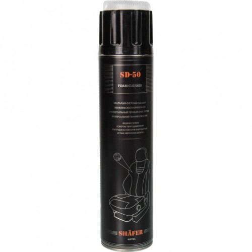 Засіб для очищення салону SHAFER SD50 650мл/637г пінний з пластиковою щіткою на кришці