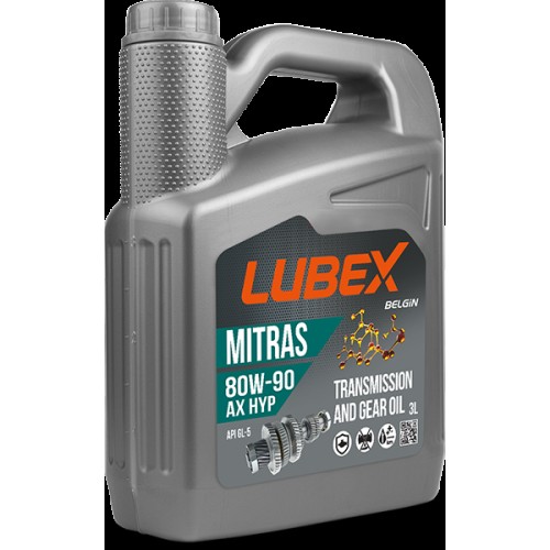 Трансмісійна олива LUBEX MITRAS AX HYP 80w90 API GL-5 3л 020-0882-0603