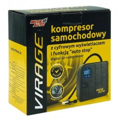 Компресор автомобільний 12V 100psi 6,9 Атм. з екраном, автостоп Virage 93-105