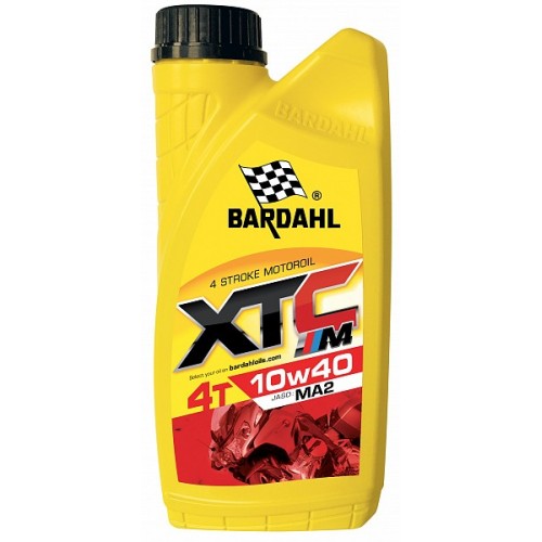 Моторна олива BARDAHL XTC-M 4T 10W40 MOTO API SN/SM/SL/SJ/SH/SG, JASO MA2 1л. 35921