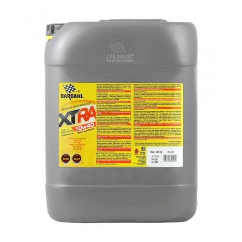 Моторна олива BARDAHL XTRA 10W40 20л. SL/CF A3/B3, MB 229.1, VW 501.01/505.00 34138
