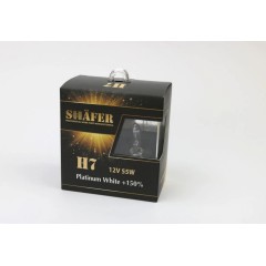 Автолампа галогенова SHAFER H4 12V60/55W Platinum White +150% (комплект, картонний бокс 2шт) SL3004P