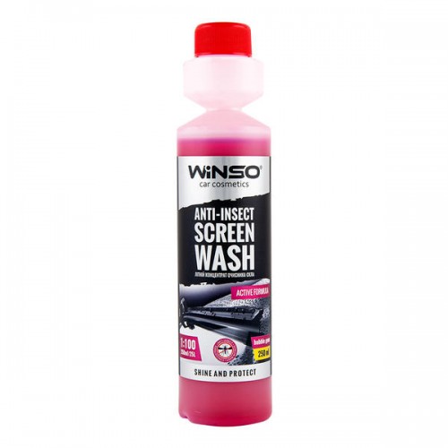 Омивач літній концентрат Winso Anti-Insect Screen Wash Bubbble Gum 250мл 1:100 825001