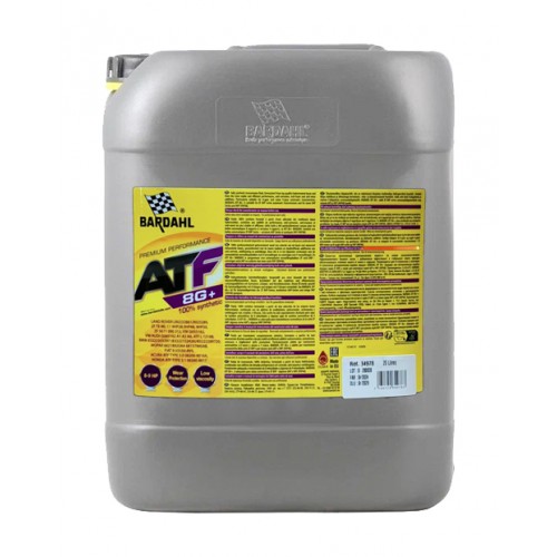 Трансмісійна олива BARDAHL ATF 8G+ 20л. 34978