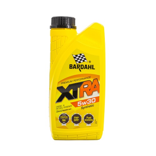 Моторна олива BARDAHL XTRA 5W30 1л. C2/C3, API SN, BMW LONGLIFE-04, MB 229.51/MB 229.52, GM/OPEL DEXOS 2, VW 505.01 34111 (1