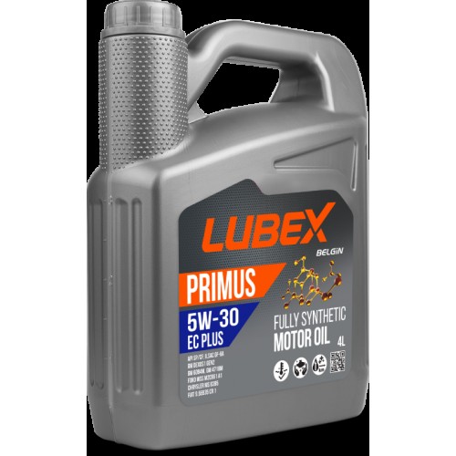 Моторна олива LUBEX PRIMUS EC PLUS 5w30 4л API SQ-RC GM Dexos1 Gen2