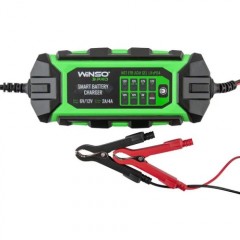 Зарядний пристрій для АКБ імпульсний Winso PRO 8LEDs 6/12В АКБ до 120А, струм зарядки 4А, 70Вт, LED індикація