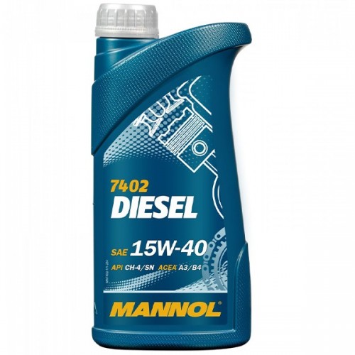 Моторна олива Mаnnol Diesel 15W40 1л CH-4/SL MN7402-1