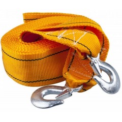 Трос буксирувальний LAVITA 10 т 6 м з гаками жовтий (LA 139860)