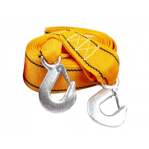Трос буксирувальний LAVITA 5 т 4 м з гаками жовтий (LA 139551) LA 139551