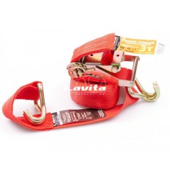 Ремінь стяжний 3 т LAVITA 6 м х 46 мм червоний (LA 134606PP)