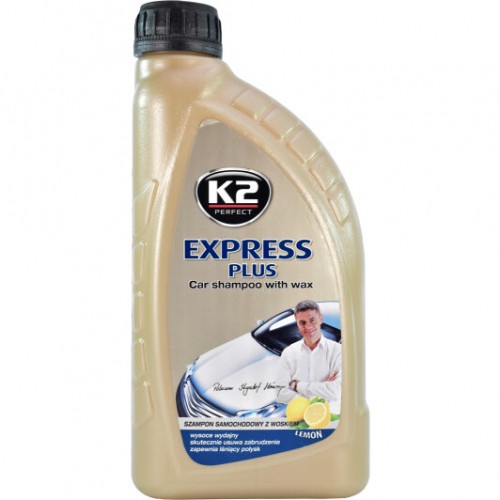 Автошампунь для очищення кузова K2 Express Plus з воском 1л. (EK1410) K20103