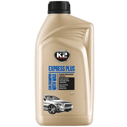 Автошампунь для очищення кузова K2 Express Plus з воском 1л. (K141) K20102