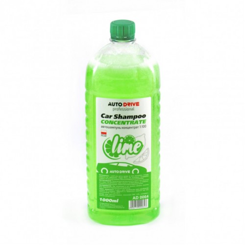 Автошампунь концентрат Auto Drive Car Shampoo Concentrate Лайм 1:100 1л. AD0064 AD0064