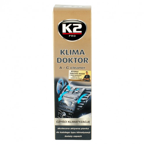 K2 KLIMA DOCTOR 500ml Очисник автокондиціонерів (аерозоль) W1001 W1001