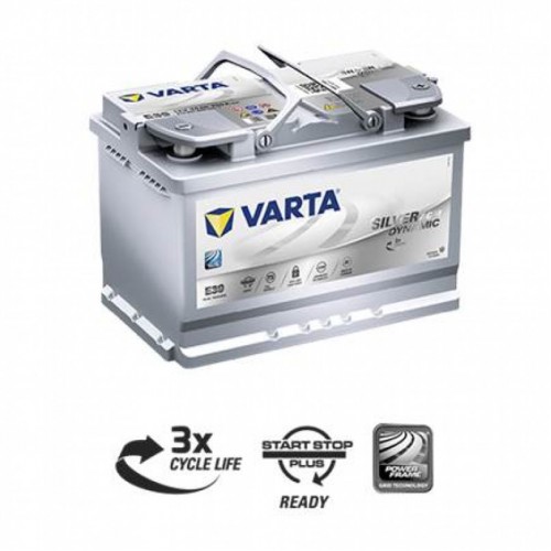 Аккумулятор VARTA 70Ач Start Stop plus AGM E39 ( A7) 570901076 570901076