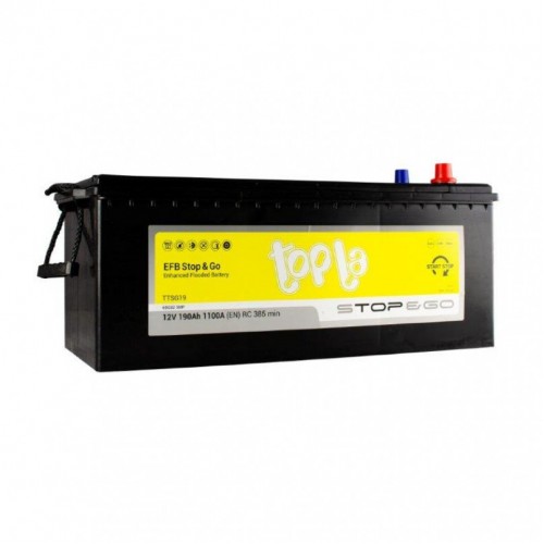 Аккумулятор 190 Ah/12V Topla EFB Truck 491 612 491 612