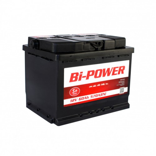 Аккумулятор 60 Аh/12V!!! BI-Power 570A(EN) KLVRW060-01 KLVRW060-01