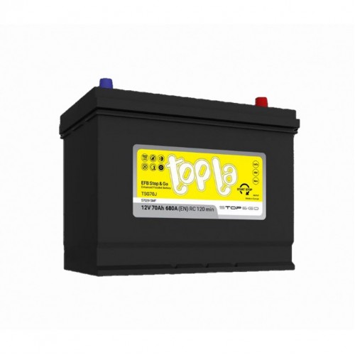 Аккумулятор 70 Ah/12V Topla EFB Japan Euro 112 270 112 270