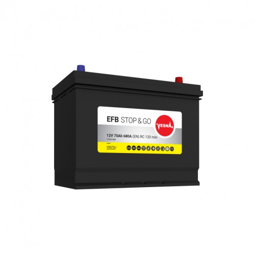Аккумулятор 70 Ah/12V Vesna EFB Japan Euro 313 670 313 670
