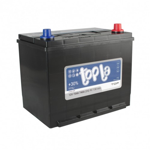 Аккумулятор 75 Ah/12V Top/Energy Japan Euro 57529 118 875 118 875