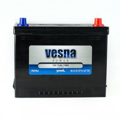 Аккумулятор 75 Ah/12V Vesna Japan Euro 415 875