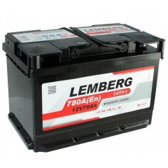 Аккумулятор 78 Аh/12V LEMBERG battery Euro LB78-0