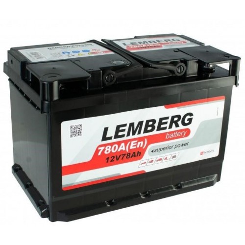 Аккумулятор 78 Аh/12V LEMBERG battery Euro LB78-0 LB78-0