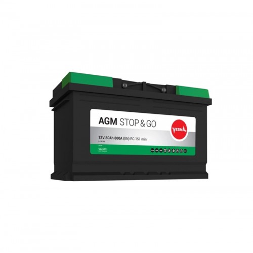 Аккумулятор 80 Ah/12V Vesna AGM Euro 314 085 314 085