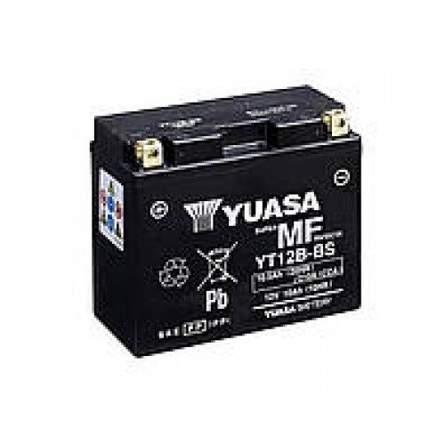 Аккумулятор МОТО Yuasa 12V 10,5Ah MF VRLA Battery YT12B-BS(сухозаряжений) YT12B-BS