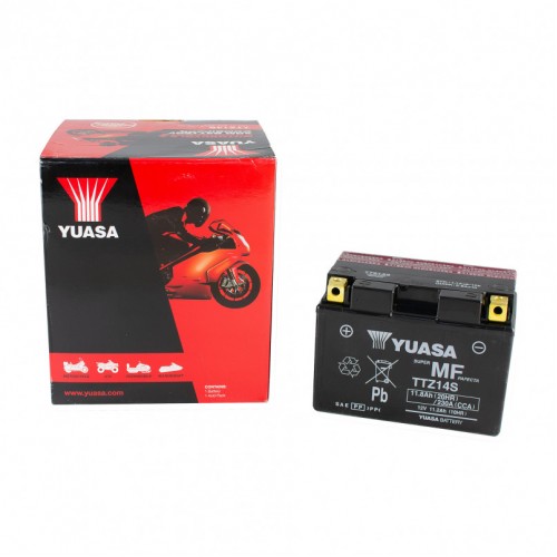 Аккумулятор МОТО Yuasa 12V 11,8Ah MF VRLA Battery AGM TTZ14S(сухозаряжений) TTZ14S