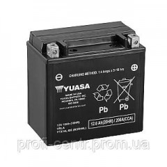 Аккумулятор МОТО Yuasa 12V 12,6Ah MF VRLA Battery AGM YTX14L-BS(сухозаряжений)