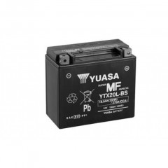 Аккумулятор МОТО Yuasa 12V 18,9Ah MF VRLA Battery YTX20L-BS(сухозаряжений)