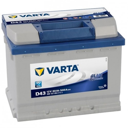 Аккумулятор VARTA 60Ач Blue Dynamic D43 560127054 560127054