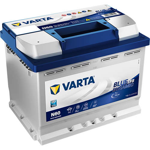 Аккумулятор VARTA 60Ач Blue Dynamic EFB N60 560500064 560500064