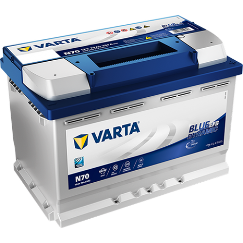 Аккумулятор VARTA 70Ач Blue Dynamic EFB N70 570500076 570500076