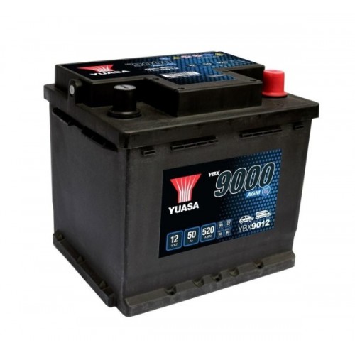 Аккумулятор Yuasa 12V 50Ah AGM Start Stop Plus Battery YBX9012 YBX9012